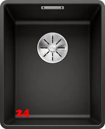 BLANCO Subline 320-F Silgranit PuraDurII Granitsple Flchenbndig Ablaufsystem InFino mit Handbettigung