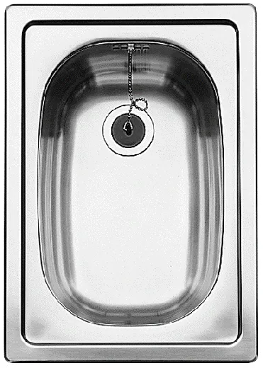 ✅ BLANCO Kchensple TOP EE 3x4 Edelstahlsple / Einbausple Ablauf mit Gummistopfen