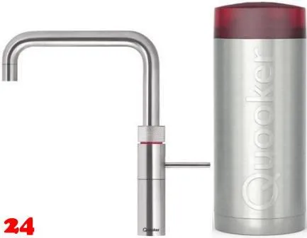 ✅ QUOOKER FUSION Square Combi (+) B Einhebelmischer Edelstahl & 100C Armatur (COMBI+FNSSST)