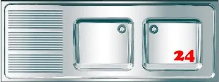 KWC PROFESSIONAL Maxima MAXS 217-160-BR Gewerbespüle Auflage / Abdeckung für Spültisch Becken rechts (1600x600mm) KWC PROFESSIONAL Maxima MAXS 217-160-BR Gewerbespüle Auflage / Abdeckung für Spültisch Becken rechts (1600x600mm)