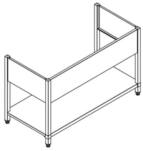 KWC PROFESSIONAL Maxima Untergestell MAXF140-70 passend zu Maxima Gewerbesplen MAXL112-140 und MAXL117-140