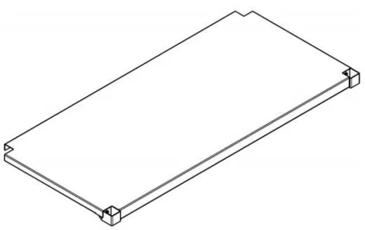 KWC PROFESSIONAL Maxima Tablar MAXT120-60 passend zum Untergestell MAXF120-60