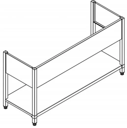 KWC PROFESSIONAL Maxima Untergestell MAXF160-60 passend zu Maxima Gewerbesplen MAXS212-160 und MAXS217-160
