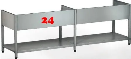 KWC PROFESSIONAL Maxima Untergestell MAXF260-60 passend zu Maxima Gewerbesplen MAXS222-260 und MAXS227-260