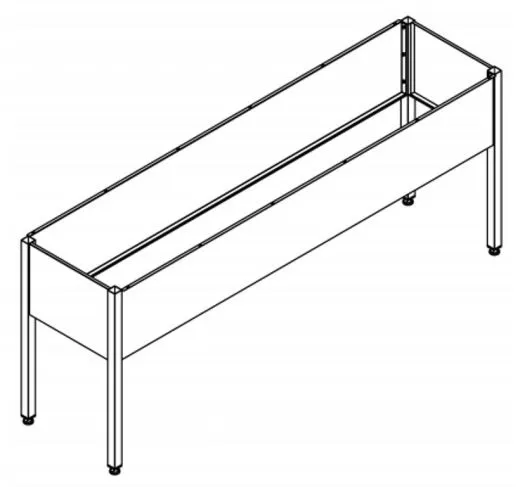 KWC PROFESSIONAL Sirius Untergestell fr Mehrzweckbecken U702V passend Sirius Reinigungsbecken BS353