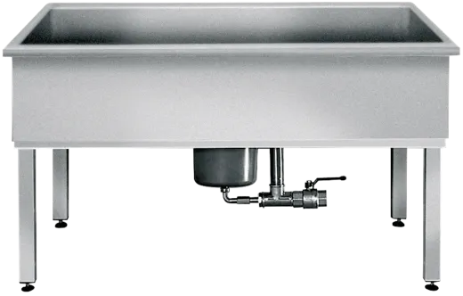 KWC PROFESSIONAL Sirius Werkraumbecken SIRX754 Reinigungsbecken / Schlammfangbecken Edelstahl (1000x600mm)