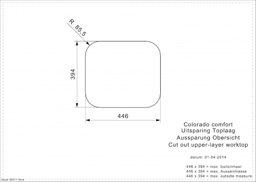 REGINOX Kchensple Colorado Comfort (L) OKG Einbausple Edelstahl 3 in 1 mit Flachrand Siebkorb als Stopfenventil
