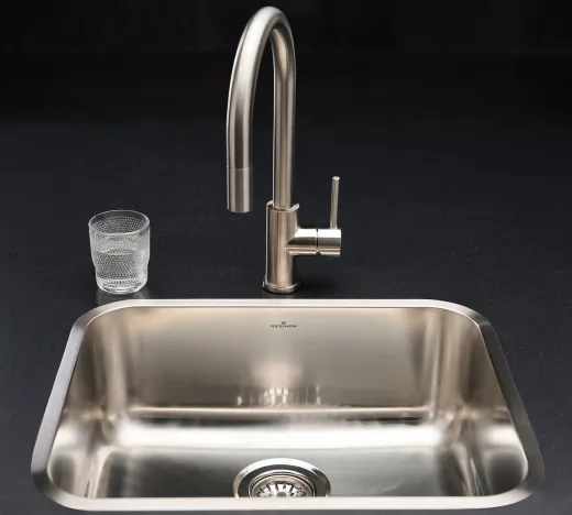 REGINOX Clean & Care IB 1840 (L) KG-CC Einbausp�le Edelstahl mit Flachrand 3 in 1 ohne �berlauf medizinischer Bereich