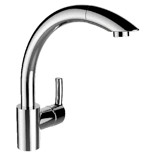 LAUFEN ARWA Kchenarmatur Surf HF919615100001 Chrom Einhebelmischer / Spltischarmatur mit Zugauslauf