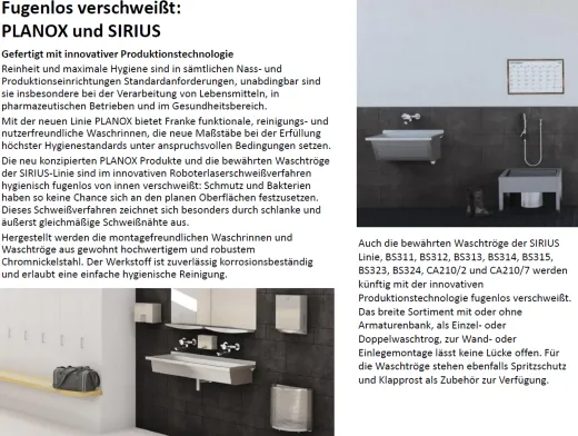 KWC PROFESSIONAL Anima Waschtisch CM700N Einzelwaschtisch CONFORT f�r Wandmontage ohne �berlauf und ohne Hahnlochbohrung (3600005551)