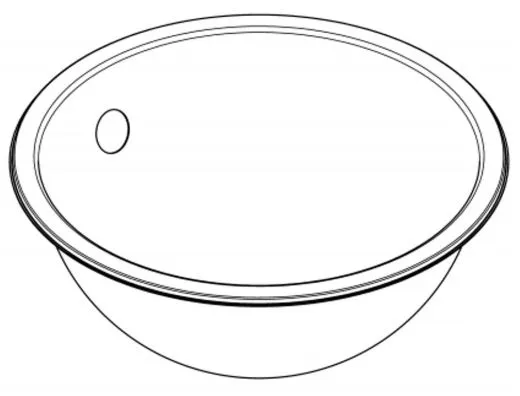 ✅ KWC PROFESSIONAL Rondo Rundbecken RNDH300 Einbau-/ Unterbaubecken hochglanzpoliert berlauf rund