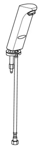 KWC PROFESSIONAL Protronic-S Elektronik-Standventil AQUA131 DN 15 fr Waschanlagen, opto-elektronisch gesteuert mit Batteriebetrieb