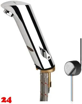 KWC PROFESSIONAL Protronic-S Elektronik Standbatterie AQUA134 DN 15 fr Waschanlagen, opto-elektronisch gesteuert mit Wandeinbau-Netzteil