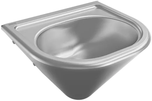 KWC PROFESSIONAL Heavy Duty Einzelwaschtisch HDTX450 fr Wandmontage fugenlos eingeschweites Becken