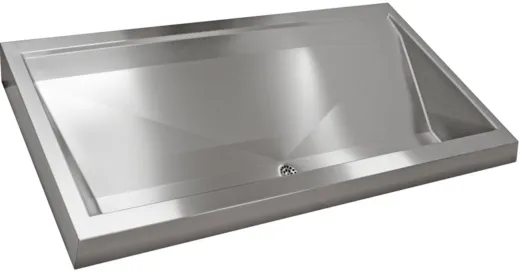 KWC PROFESSIONAL Prestige Reihenwaschanlage (700) PREL214 fr Wandmontage ohne Armaturenbank Breite 1400mm