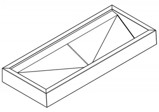 KWC PROFESSIONAL Prestige Reihenwaschanlage (700) PREL214 fr Wandmontage ohne Armaturenbank Breite 1400mm