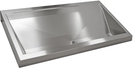 KWC PROFESSIONAL Prestige Reihenwaschanlage (600) PRES318 fr Wandmontage ohne Armaturenbank Breite 1800mm