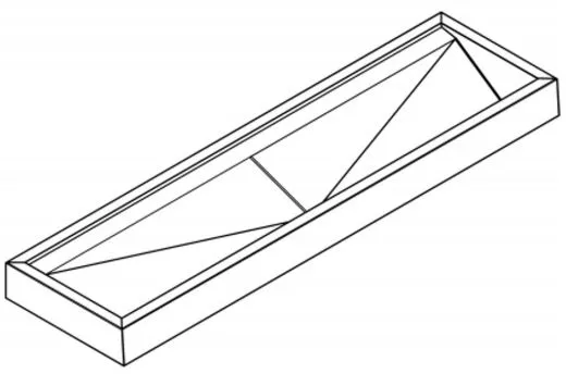 KWC PROFESSIONAL Prestige Reihenwaschanlage (700) PREL321 fr Wandmontage ohne Armaturenbank Breite 2100mm