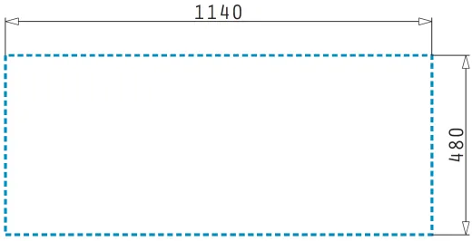 PYRAMIS Kchensple Titan (116x50) 1B 1D Einbausple / Edelstahlsple Siebkorb als Stopfenventil