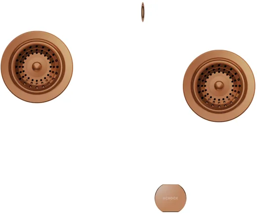 SCHOCK Kchensple Signus C-150 Cristadur Nano-Granitsple / Ecksple mit Drehexcenter