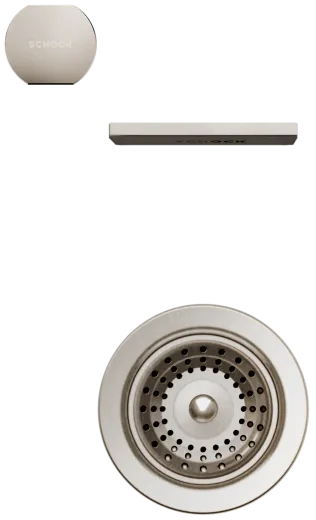 SCHOCK Kchensple Mono R-100 Cristadur Nano-Granitsple / Runde Sple mit Drehexcenter