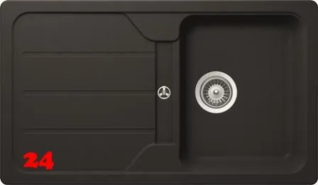 SCHOCK Kchensple Formhaus D-100 Cristalite Granitsple / Einbausple Basic Line mit Drehexcenter