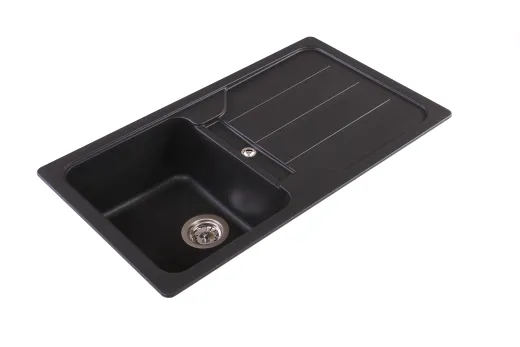 SCHOCK Kchensple Formhaus D-100 Cristalite Granitsple / Einbausple Basic Line mit Drehexcenter