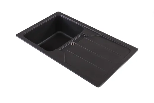 SCHOCK Kchensple Formhaus D-100 Cristalite Granitsple / Einbausple Basic Line mit Drehexcenter