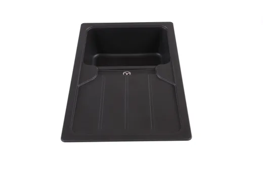 SCHOCK Kchensple Formhaus D-100 Cristalite Granitsple / Einbausple Basic Line mit Drehexcenter