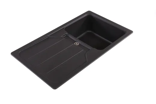 SCHOCK Kchensple Formhaus D-100 Cristalite Granitsple / Einbausple Basic Line mit Drehexcenter