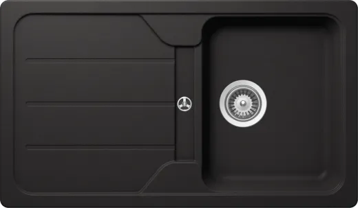 SCHOCK Kchensple Formhaus D-100 Cristalite Granitsple / Einbausple Basic Line mit Drehexcenter