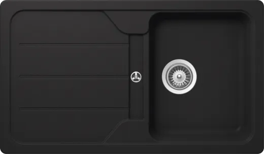 SCHOCK Kchensple Formhaus D-100 Cristalite Granitsple / Einbausple Basic Line mit Drehexcenter