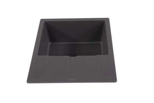 SCHOCK Kchensple Manhattan D-100 Cristalite Granitsple / Einbausple Basic Line mit Drehexcenter