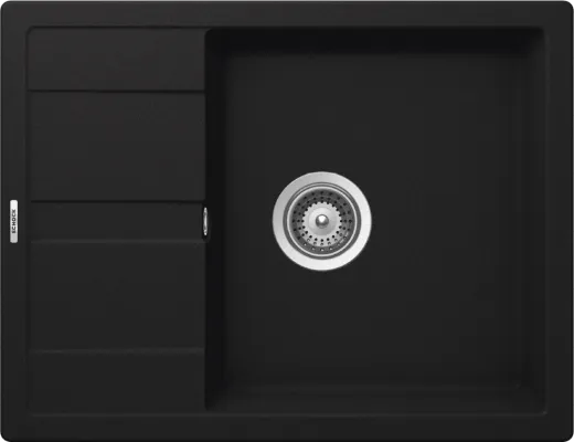 SCHOCK Kchensple Manhattan D-100 Cristalite Granitsple / Einbausple Basic Line mit Drehexcenter