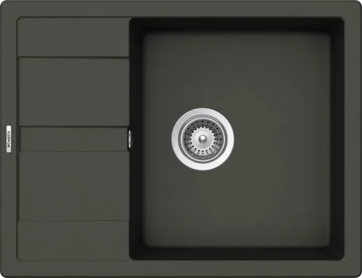 SCHOCK Kchensple Manhattan D-100 Cristalite Granitsple / Einbausple Basic Line mit Drehexcenter