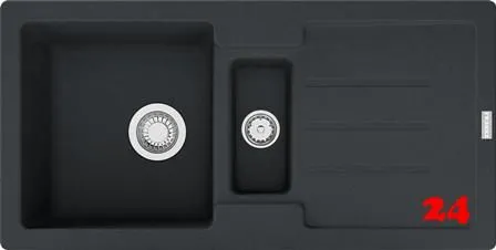 FRANKE Küchenspüle Strata STG 651-86 Fragranit+ Einbauspüle / Granitspüle Siebkorb als Stopfenventil oder Drehknopfventil FRANKE Küchenspüle Strata STG 651-86 Fragranit+ Einbauspüle / Granitspüle Siebkorb als Stopfenventil oder Drehknopfventil