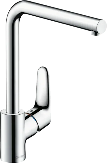 HANSGROHE Kchenarmatur Focus M41 Chrom Einhebelmischer 280 mit Festauslauf, 1jet Schwenkbereich einstellbar (31817000)