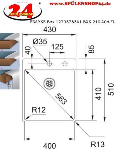 Franke Edelstahlspüle BXX 210-40 A – Flächenbündig & Mega Stylisch Für Deine Küche!