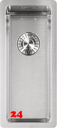 FRANKE Kchensple Box BXX 210/110-16 Edelstahlsple 3 in 1 (Einbau, Unterbau, Flchenbndig) Siebkorb als Druckknopfventil