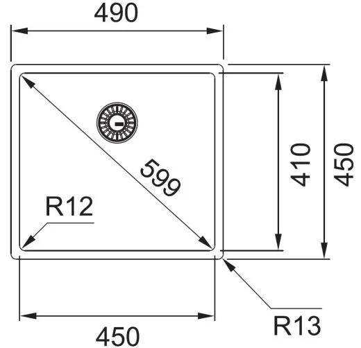 FRANKE Kchensple Box BXX 210-45/110-45 Edelstahlsple 3 in 1 (Einbau, Unterbau, Flchenbndig) Siebkorb als Stopfenventil