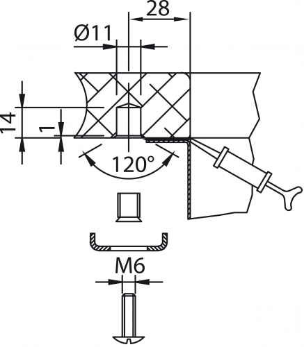 FRANKE Kchensple Box BXX 160-34-16 Unterbausple (Montage unter die Arbeitsplatte) mit Integralablauf und Siebkorb als Druckknopfventil