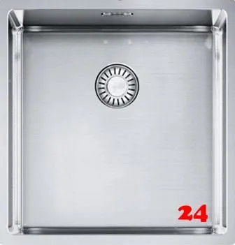 FRANKE Kchensple Box BXX 210/110-40 Edelstahlsple 3 in 1 (Einbau, Unterbau, Flchenbndig) Siebkorb als Druckknopfventil