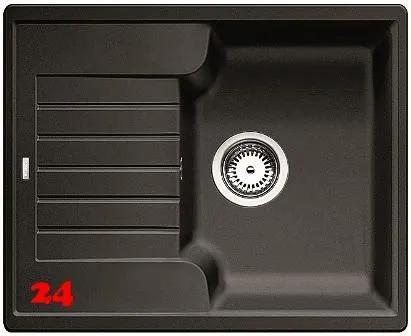 BLANCO Kchensple Zia 40 S Silgranit PuraDurII Granitsple / Einbausple mit Handbettigung