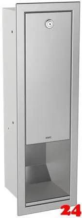 KWC PROFESSIONAL Rodan Seifenspender RODX618E Unterputzmontage manueller Betrieb ohne Nachfüllmedien KWC PROFESSIONAL Rodan Seifenspender RODX618E Unterputzmontage manueller Betrieb ohne Nachfüllmedien