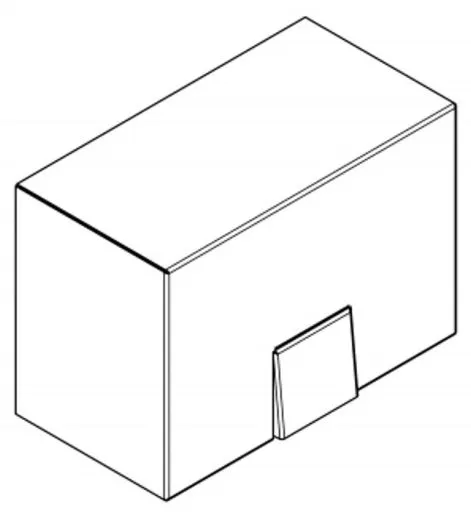 KWC PROFESSIONAL Rodan Elektronischer H�ndetrockner RODX310 Aufputzmontage opto-elektronisch gesteuerte Sensorik (2000090055)