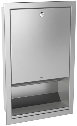 KWC PROFESSIONAL Rodan Papierhandtuchspender RODX600E fr die Unterputzmontage manueller Betrieb