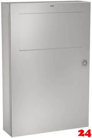 KWC PROFESSIONAL Rodan Abfallbehlter RODX604 fr die Aufputzmontage Fassungsvermgen zirka 13 Liter