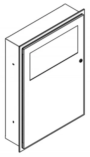 KWC PROFESSIONAL Rodan Abfallbehlter RODX606E fr die Unterputzmontage Fassungsvermgen zirka 45 Liter