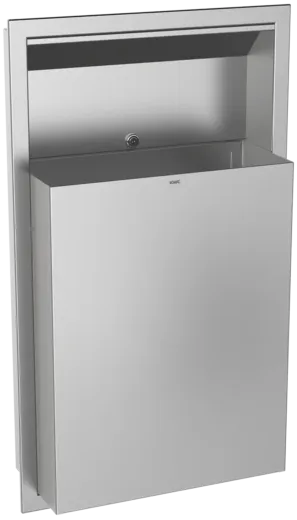 KWC PROFESSIONAL Rodan Abfallbehlter RODX605E inkl. Sackhalterung E-RODX605N fr die Unterputzmontage