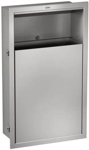 KWC PROFESSIONAL Rodan Abfallbehlter RODX605EE inkl. Sackhalterung E-RODX605N fr die Unterputzmontage